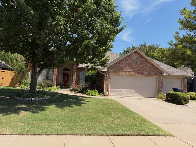 Brick home with two-car garage, recent project